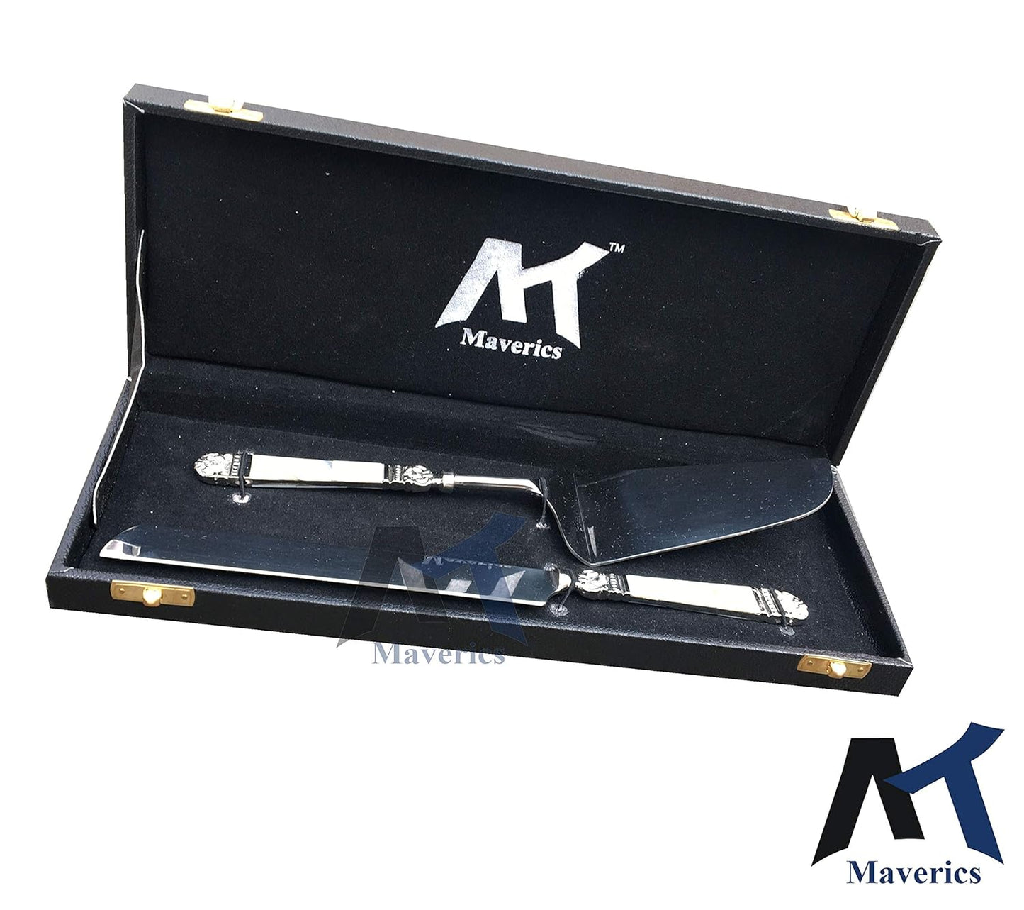 Maverics Cake Server and Knife (Mother-of-Pearl) for Special Moments