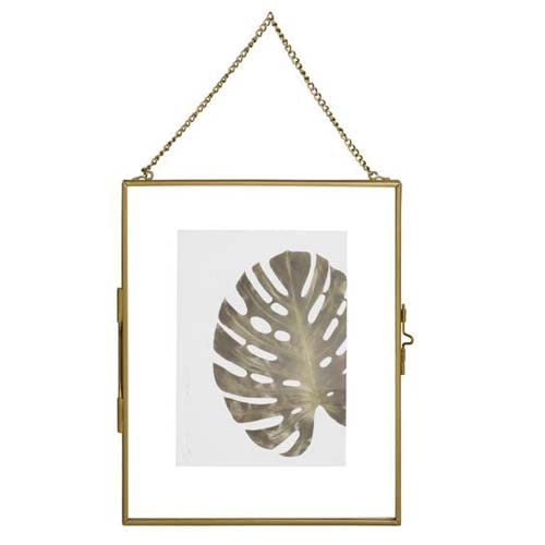 Maverics Double Sided Hanging Wall Photo Picture Frame For Pressed Flowers, Kids Masterpiece Display, Artwork and Family Photos 10"x8" Wall Hanging Accessories, Vintage Style Decoration